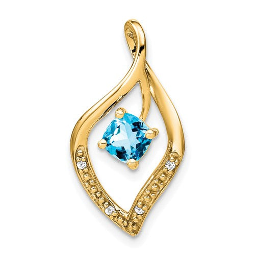 14k-blue-topaz-and-diamond-pendant-SolomonJeweler-Wichita-KS-CustomJewelry