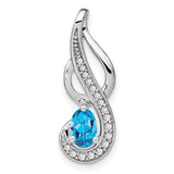 14k-white-gold-blue-topaz-and-diamond-swirl-pendant-SolomonJeweler-Wichita-KS-CustomJewelry
