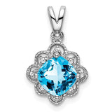 14k-white-gold-blue-topaz-and-diamond-scalloped-pendant-SolomonJeweler-Wichita-KS-CustomJewelry