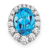 14k-white-gold-oval-blue-topaz-and-diamond-halo-chain-slide-SolomonJeweler-Wichita-KS-CustomJewelry