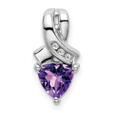 14k-white-gold-trillion-amethyst-and-diamond-pendant-SolomonJeweler-Wichita-KS-CustomJewelry