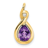 14k-pear-amethyst-and-diamond-pendant-SolomonJeweler-Wichita-KS-CustomJewelry
