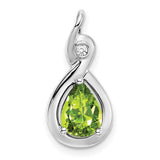 14k-white-gold-pear-peridot-and-diamond-pendant-SolomonJeweler-Wichita-KS-CustomJewelry