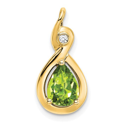 14k-pear-peridot-and-diamond-pendant-SolomonJeweler-Wichita-KS-CustomJewelry