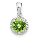 14k-white-gold-peridot-and-diamond-halo-pendant-SolomonJeweler-Wichita-KS-CustomJewelry