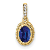 14k-oval-sapphire-and-diamond-pendant-SolomonJeweler-Wichita-KS-CustomJewelry
