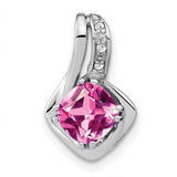 14k-white-gold-created-pink-sapphire-and-diamond-pendant-SolomonJeweler-Wichita-KS-CustomJewelry