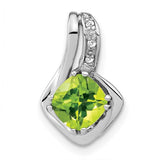 14k-white-gold-peridot-and-diamond-chain-slide-pendant-SolomonJeweler-Wichita-KS-CustomJewelry