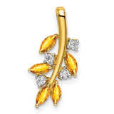 14k-citrine-and-diamond-leaves-pendant-SolomonJeweler-Wichita-KS-CustomJewelry