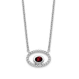 14k-white-gold-oval-garnet-and-diamond-18in-necklace-SolomonJeweler-Wichita-KS-CustomJewelry
