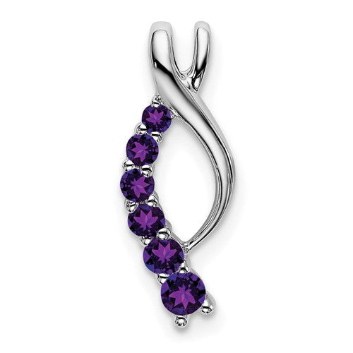 14k-white-gold-amethyst-journey-chain-slide-SolomonJeweler-Wichita-KS-CustomJewelry
