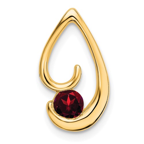 14k-garnet-chain-slide-SolomonJeweler-Wichita-KS-CustomJewelry
