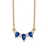 14k-pear-sapphire-and-diamond-18-inch-necklace-SolomonJeweler-Wichita-KS-CustomJewelry