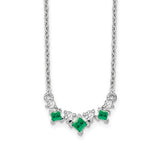 14k-white-gold-emerald-and-diamond-18-inch-necklace-SolomonJeweler-Wichita-KS-CustomJewelry
