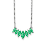 14k-white-gold-marquise-emerald-18-inch-necklace-SolomonJeweler-Wichita-KS-CustomJewelry
