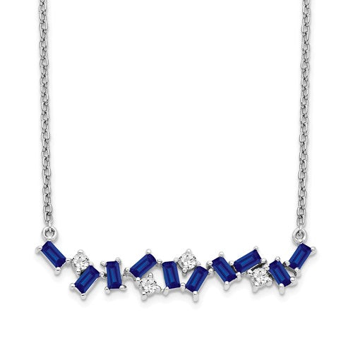 14k-white-gold-sapphire-and-diamond-18-in-bar-necklace-SolomonJeweler-Wichita-KS-CustomJewelry