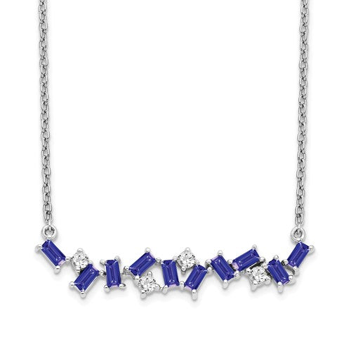 14k-white-gold-tanzanite-and-diamond-18-in-bar-necklace-SolomonJeweler-Wichita-KS-CustomJewelry