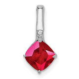 14k-white-gold-cushion-ruby-and-diamond-pendant-SolomonJeweler-Wichita-KS-CustomJewelry
