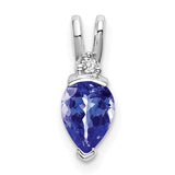 14k-white-gold-pear-tanzanite-and-diamond-pendant-SolomonJeweler-Wichita-KS-CustomJewelry
