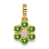 14k-peridot-and-diamond-floral-pendant-SolomonJeweler-Wichita-KS-CustomJewelry