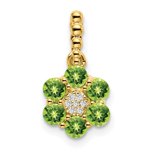 14k-peridot-and-diamond-floral-pendant-SolomonJeweler-Wichita-KS-CustomJewelry