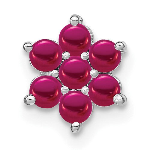 14k-white-gold-ruby-floral-chain-slide-SolomonJeweler-Wichita-KS-CustomJewelry