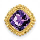 14k-cushion-amethyst-chain-slide-SolomonJeweler-Wichita-KS-CustomJewelry