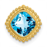 14k-cushion-blue-topaz-chain-slide-SolomonJeweler-Wichita-KS-CustomJewelry