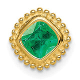 14k-cushion-emerald-chain-slide-SolomonJeweler-Wichita-KS-CustomJewelry