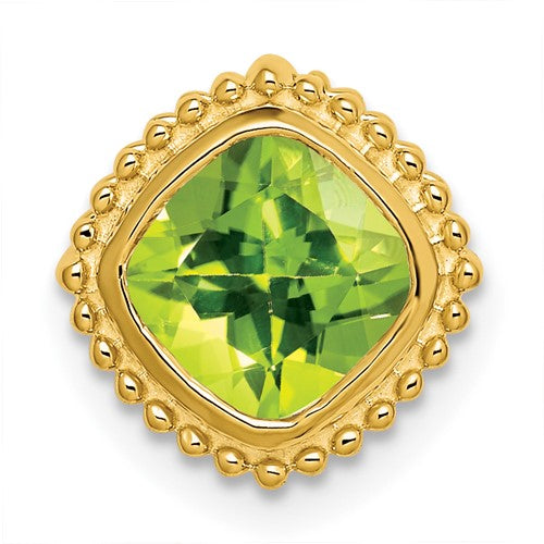14k-cushion-peridot-chain-slide-SolomonJeweler-Wichita-KS-CustomJewelry