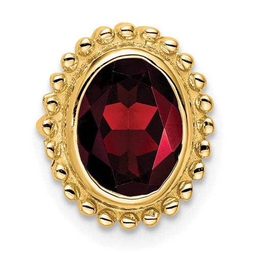 14k-oval-garnet-chain-slide-SolomonJeweler-Wichita-KS-CustomJewelry