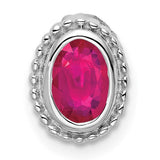 14k-white-gold-oval-ruby-chain-slide-SolomonJeweler-Wichita-KS-CustomJewelry
