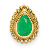 14k-pear-emerald-chain-slide-SolomonJeweler-Wichita-KS-CustomJewelry