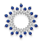 14k-white-gold-sapphire-and-diamond-snowflake-chain-slide-SolomonJeweler-Wichita-KS-CustomJewelry