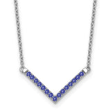 14k-white-gold-tanzanite-18in-v-necklace-SolomonJeweler-Wichita-KS-CustomJewelry