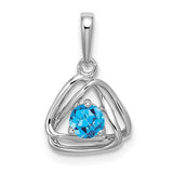 14k-white-gold-blue-topaz-triangle-pendant-SolomonJeweler-Wichita-KS-CustomJewelry
