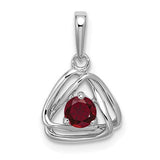 14k-white-gold-created-ruby-triangle-pendant-SolomonJeweler-Wichita-KS-CustomJewelry