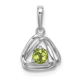 14k-white-gold-peridot-triangle-pendant-SolomonJeweler-Wichita-KS-CustomJewelry