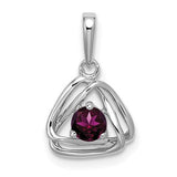 14k-white-gold-rhodolite-garnet-triangle-pendant-SolomonJeweler-Wichita-KS-CustomJewelry