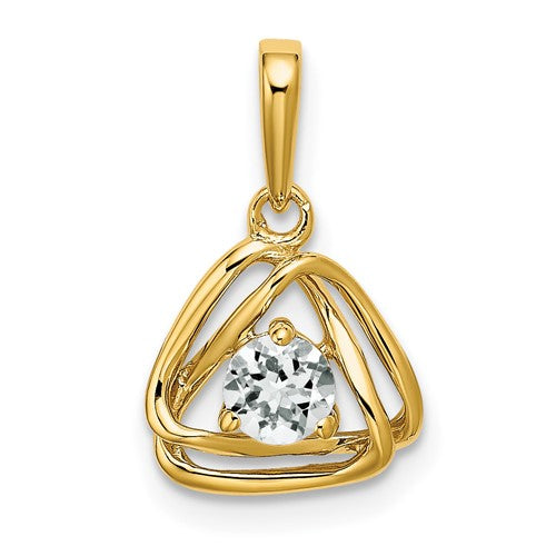 14k-white-topaz-triangle-pendant-SolomonJeweler-Wichita-KS-CustomJewelry
