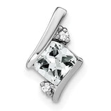 14k-white-gold-cushion-white-topaz-and-diamond-chain-slide-SolomonJeweler-Wichita-KS-CustomJewelry