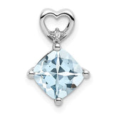 14k-white-gold-aquamarine-and-diamond-heart-chain-slide-SolomonJeweler-Wichita-KS-CustomJewelry