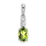 14k-white-gold-oval-peridot-and-diamond-pendant-SolomonJeweler-Wichita-KS-CustomJewelry
