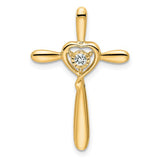 14k-white-topaz-cross-w-heart-chain-slide-SolomonJeweler-Wichita-KS-CustomJewelry
