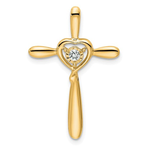 14k-white-topaz-cross-w-heart-chain-slide-SolomonJeweler-Wichita-KS-CustomJewelry