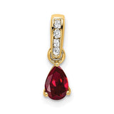 14k-pear-created-ruby-and-diamond-pendant-SolomonJeweler-Wichita-KS-CustomJewelry