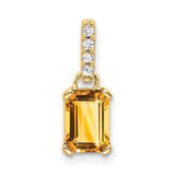 14k-citrine-and-diamond-pendant-SolomonJeweler-Wichita-KS-CustomJewelry
