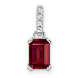14k-white-gold-created-ruby-and-diamond-pendant-SolomonJeweler-Wichita-KS-CustomJewelry