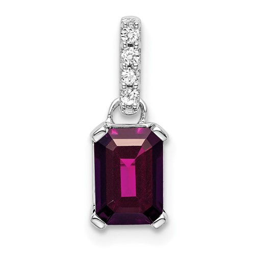 14k-white-gold-rhodolite-garnet-and-diamond-pendant-SolomonJeweler-Wichita-KS-CustomJewelry