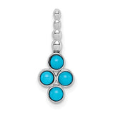 14k-white-gold-turquoise-pendant-SolomonJeweler-Wichita-KS-CustomJewelry
